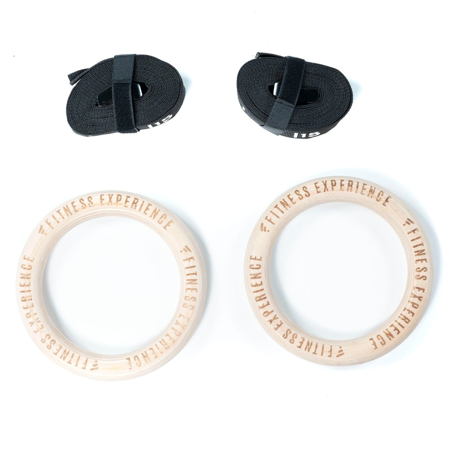 FitWay Equip. Gymnastic Rings - Basic Wood