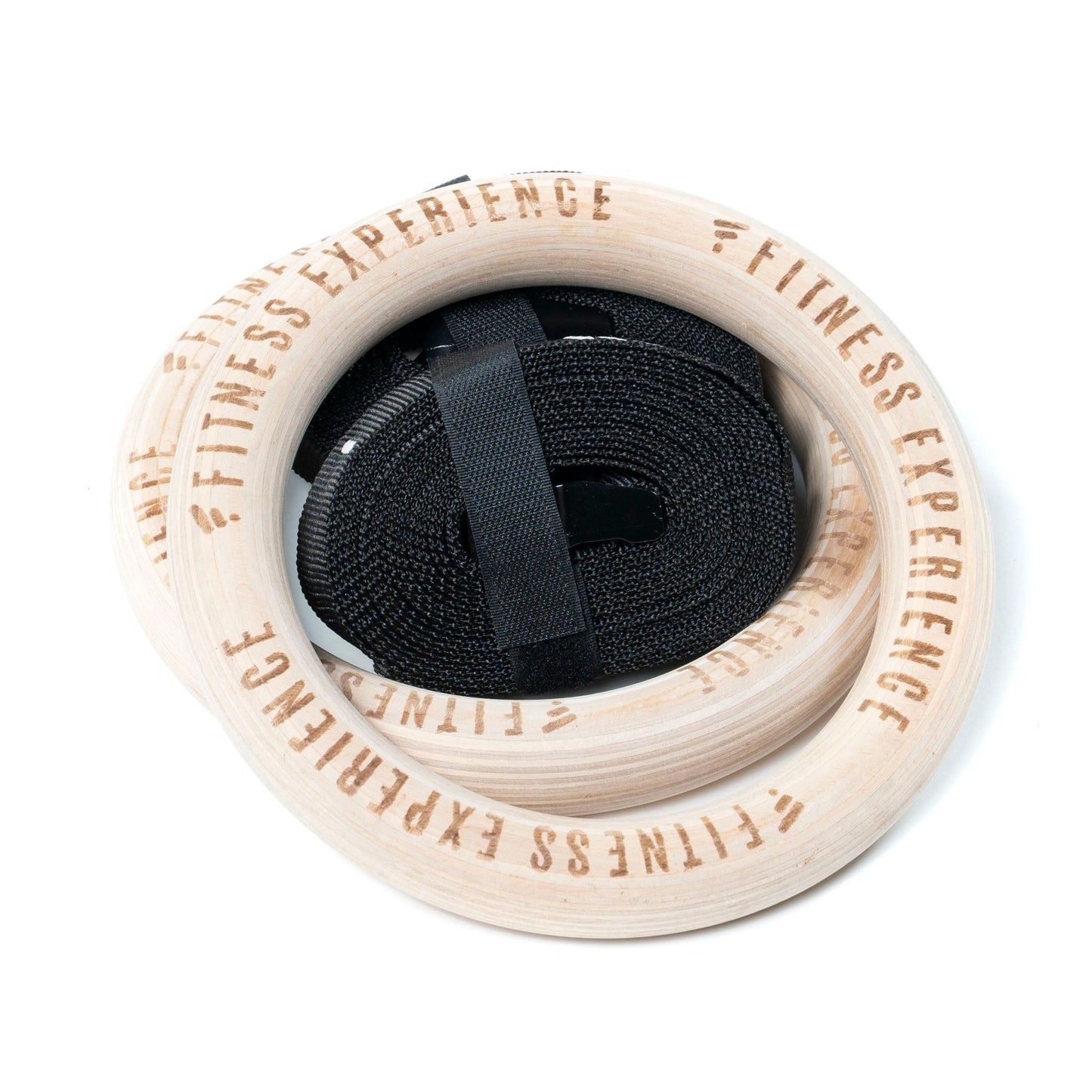 FitWay Equip. Gymnastic Rings - Basic Wood