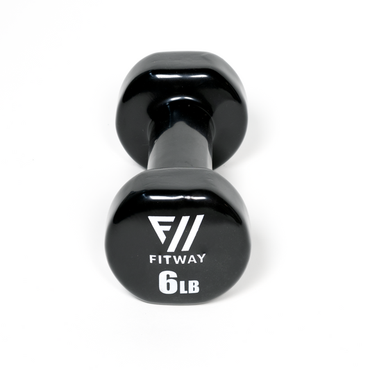 FITWAY Vinyl Dumbbell - 6lb.