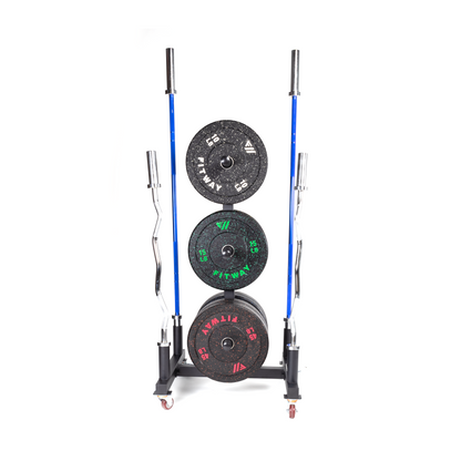 Fitway Bumper Plate Rack with wheels