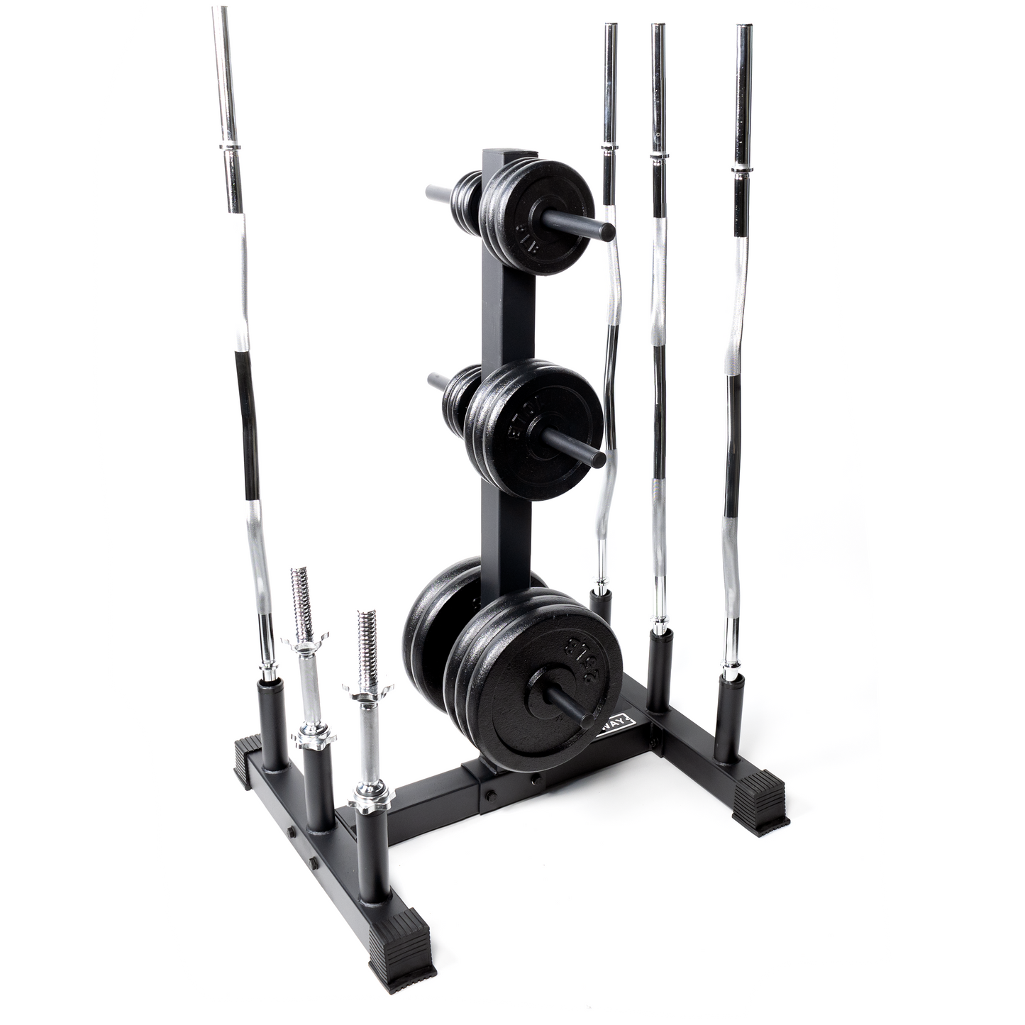 Fitway Plate & Bar Rack - 1"