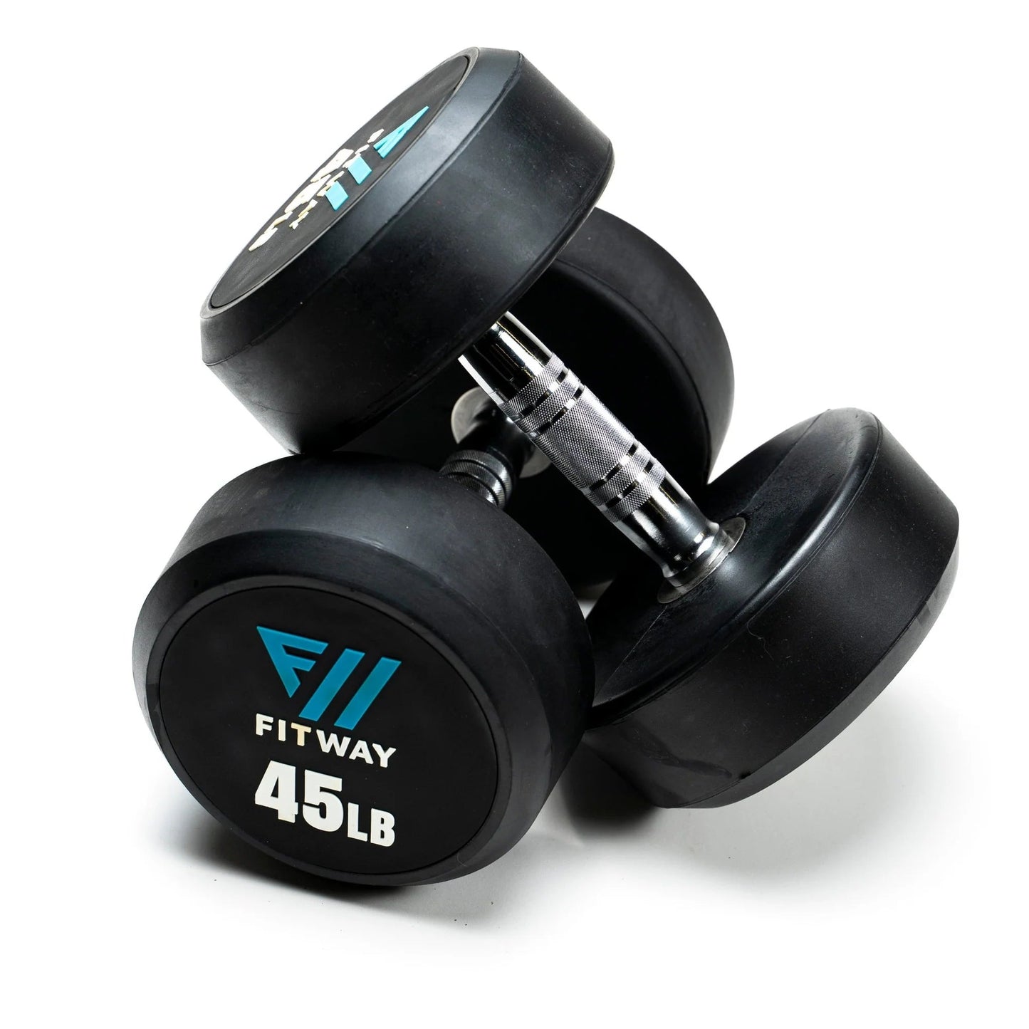 55-100lb Rubber Dumbbell Set