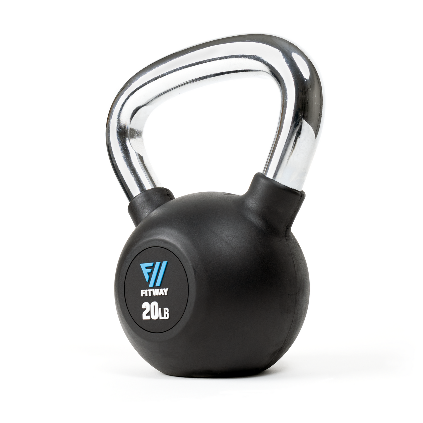 FitWay Equip. Rubber Coated 10lb Kettlebell