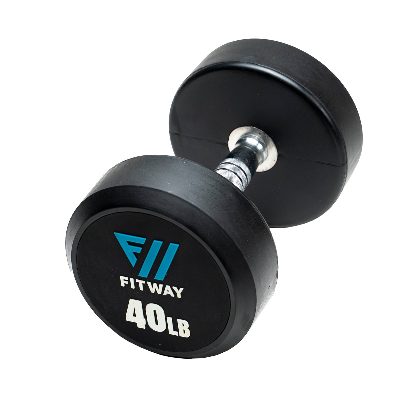 FitWay Equip. Commercial Rubber Dumbbell Set, 5lb - 50lb 