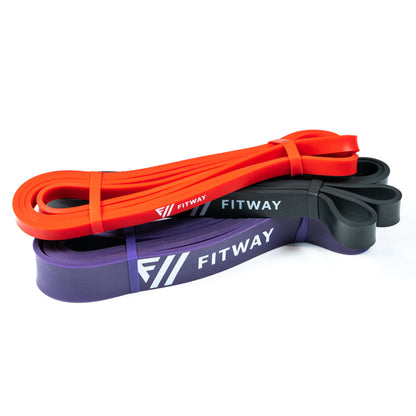 FitWay Equip. Heavy Duty Resistance Band  - Black 